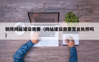 儋州铜陵网站建设需要（网站建设需要营业执照吗）
